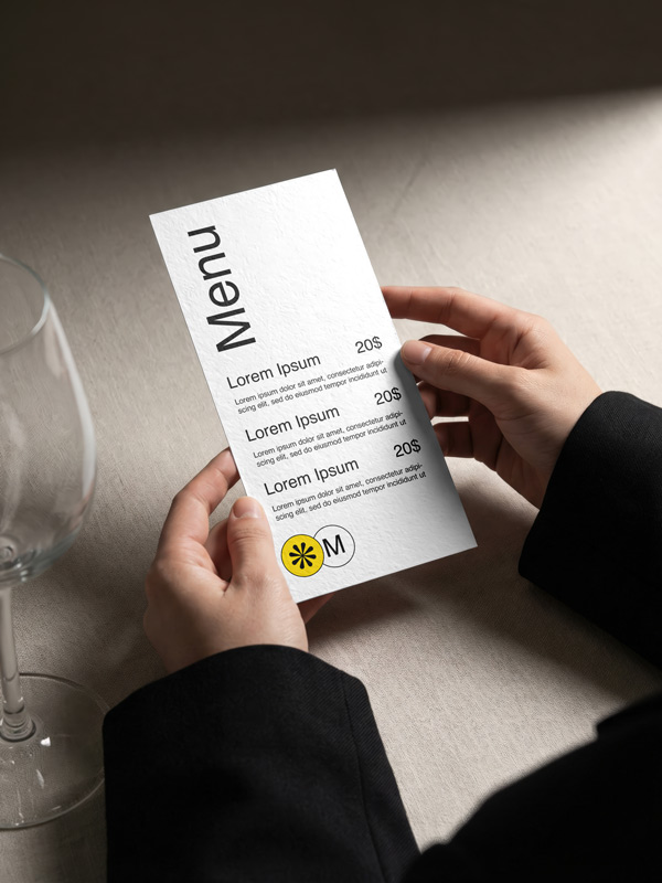 Cartas de Mesa Restaurante Resistentes 10 x 21 (Con QR) - Imagen 2