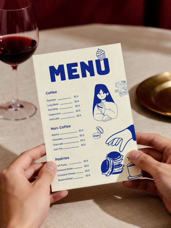 Cartas de Mesa Restaurante Resistentes A5 (Con QR) - Imagen 3