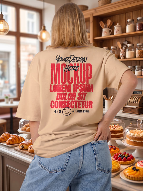 Camiseta de Algodón Personalizable para Hostelería, Eventos y Publicidad