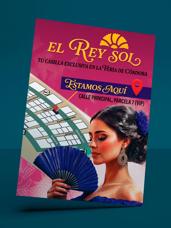Flyers A5 para la Feria de Córdoba - Imagen 3