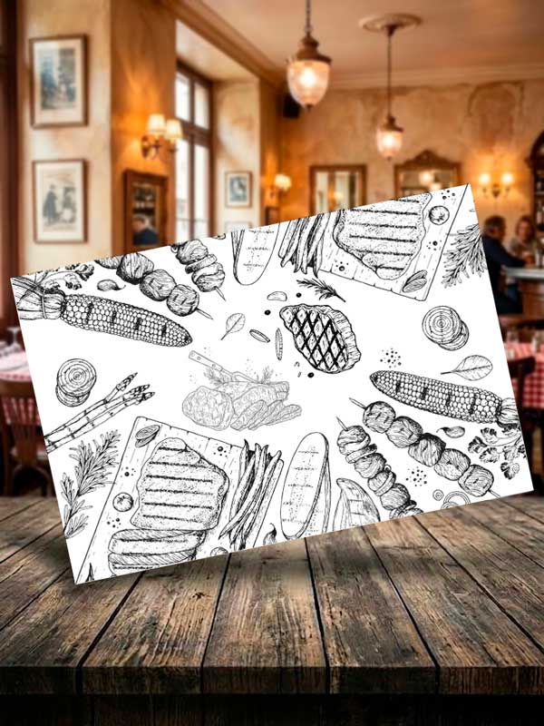 Manteles de mesa desechables para Restaurantes Argentinos - Imagen 2