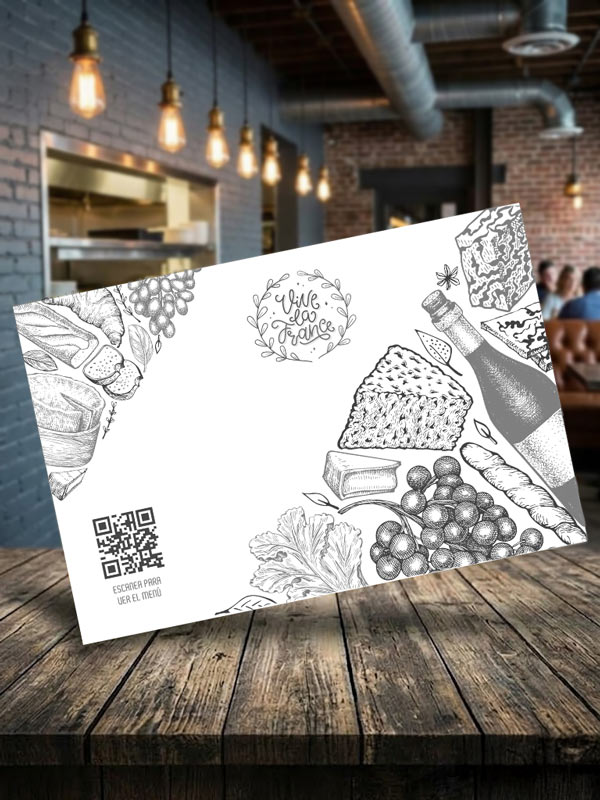 Manteles un solo uso para Restaurante Francés - Imagen 3