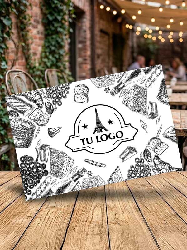 Manteles un solo uso para Restaurante Francés