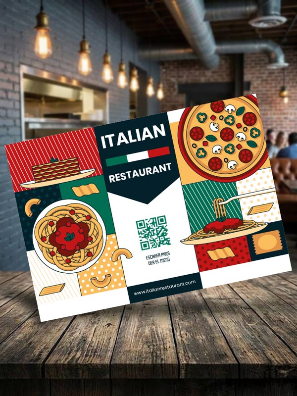 Manteles de Papel para Restaurante Italiano - Imagen 2