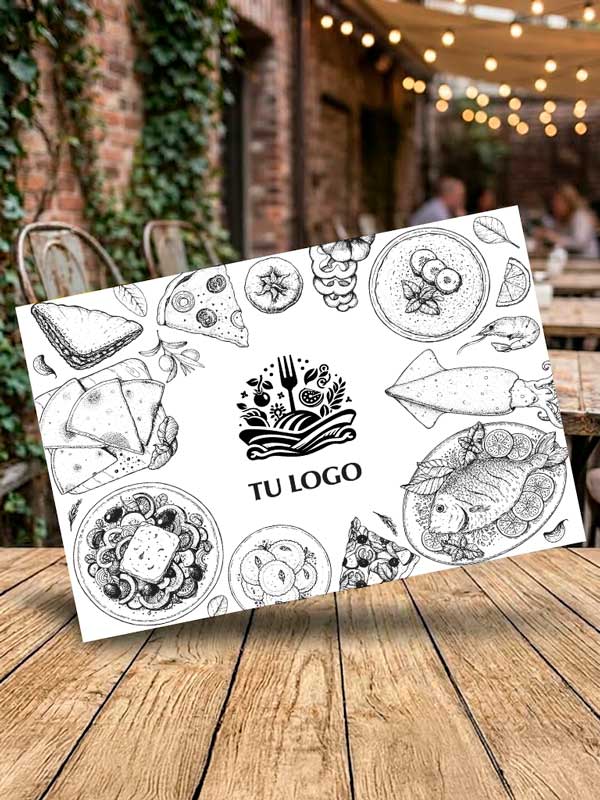 Manteles desechables para Restaurantes de Comida Mediterránea