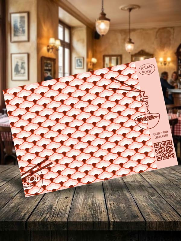 Manteles de papel desechables para Restaurantes Chinos - Imagen 4