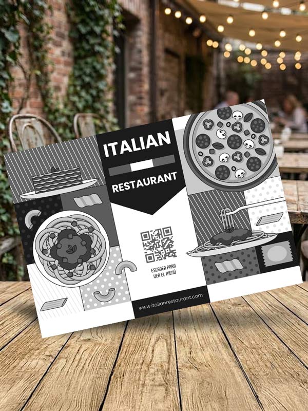 Manteles de Papel para Restaurante Italiano - Imagen 3