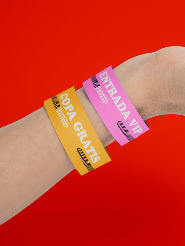 Pulseras de Papel para Casetas y Eventos en Feria de Córdoba