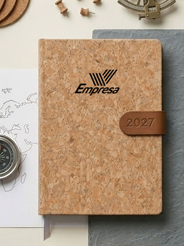 Agenda Flinex A5 (Corcho Natural) - Imagen 2