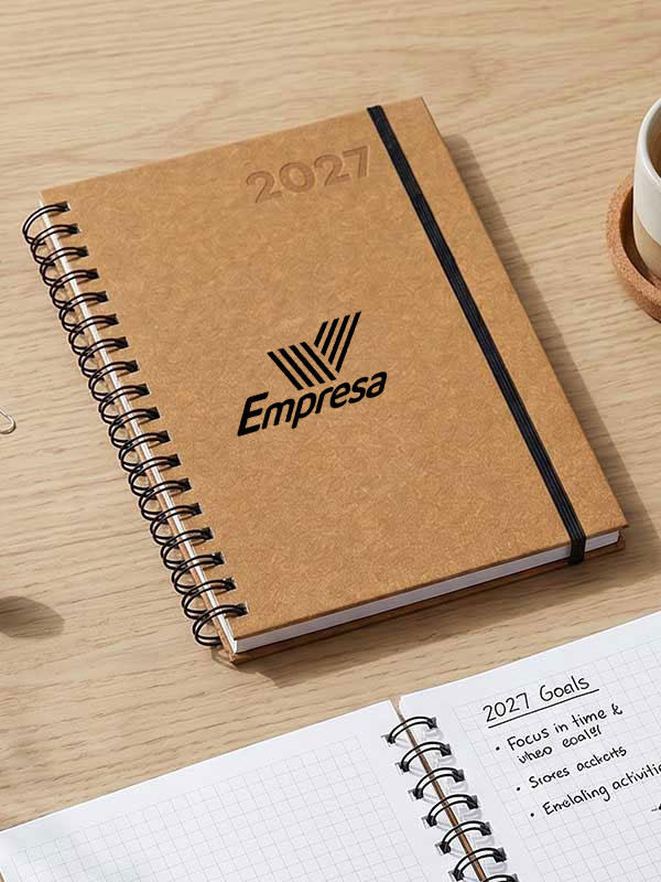 Agenda Torkix A5 (Cuero Reciclado Premium)