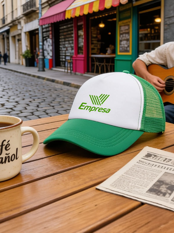 Variedad de colores de gorras trucker Zodak para campañas de marketing corporativo